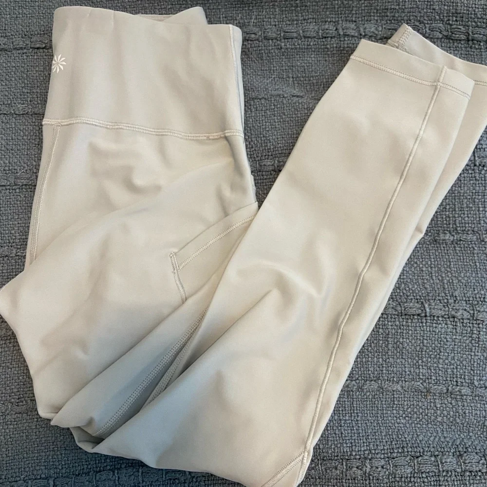 Athleta Interval Stash High Rise 7/8 Tight WORN ONCE- color Storm Cloud XSP - Picture 1 of 4